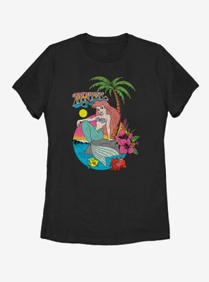 Disney The Little Mermaid Encinitas Sunset Womens T-Shirt