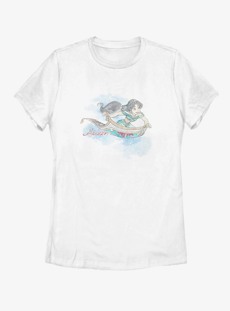 Disney Aladdin Jasmine Skeets Womens T-Shirt