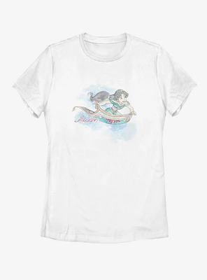 Disney Aladdin Jasmine Skeets Womens T-Shirt