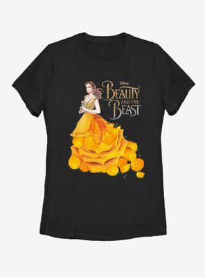 Disney Beauty and The Beast Petal Belle Womens T-Shirt