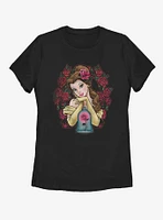 Disney Beauty and The Beast Rose Bell Womens T-Shirt