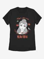 Disney Beauty and The Beast Beautiful Mom Womens T-Shirt