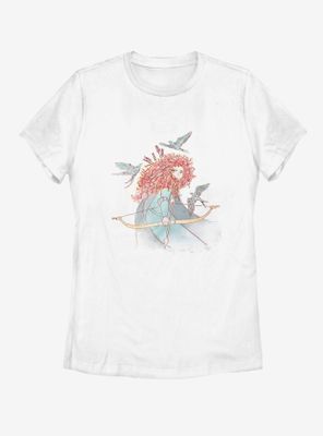 Disney Brave Merida Sketch Womens T-Shirt