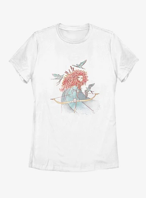 Disney Brave Merida Sketch Womens T-Shirt