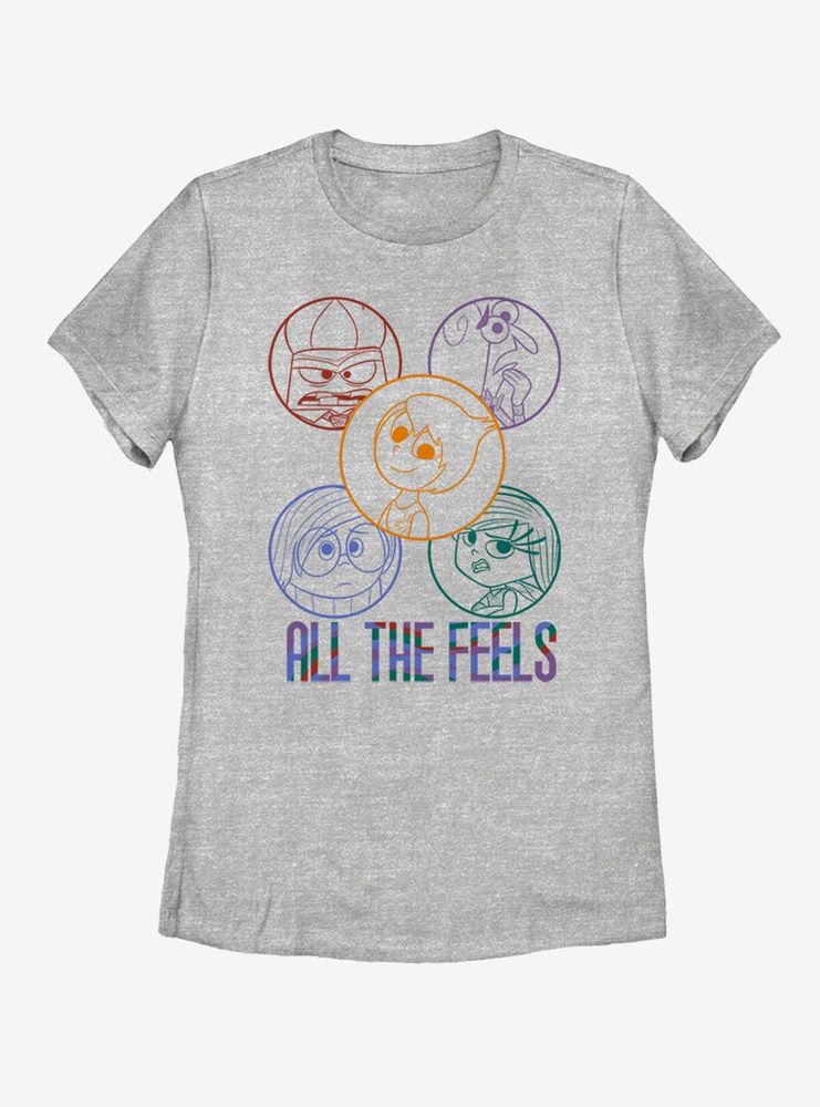 Disney Pixar Inside Out All the Feels Womens T-Shirt