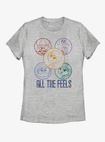 Disney Pixar Inside Out All the Feels Womens T-Shirt