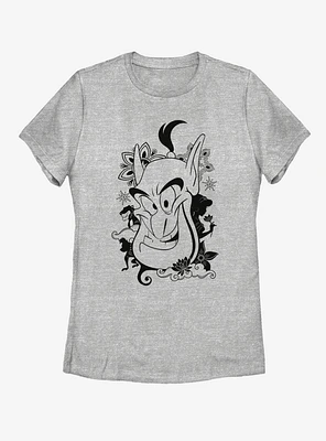 Disney Aladdin Genie Lotus Womens T-Shirt