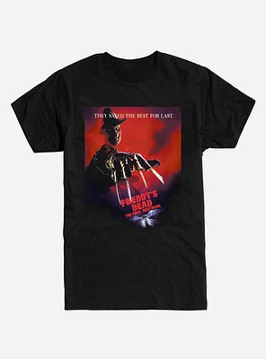 A Nightmare On Elm Street Freddy's Dead Poster T-Shirt