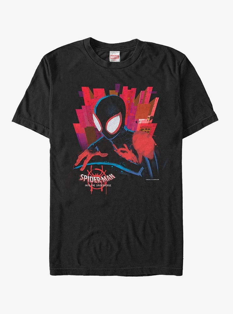 Marvel Spider-Man Spider-Verse Black Spider T-Shirt