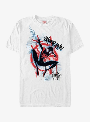 Marvel Spider-Man Spider-Verse Graffiti Spider T-Shirt