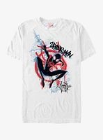 Marvel Spider-Man Spider-Verse Graffiti Spider T-Shirt