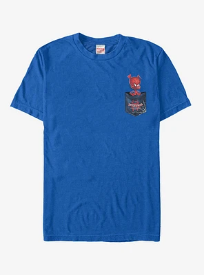 Marvel Spider-Man: Into the Spider-Verse Faux Pocket Ham T-Shirt