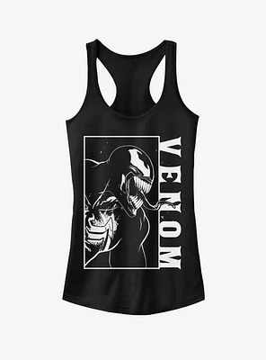 Marvel Venom Profile Block Girls Tank