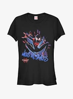 Marvel Spider-Man Spider-Verse Spidey Explosion Womens T-Shirt