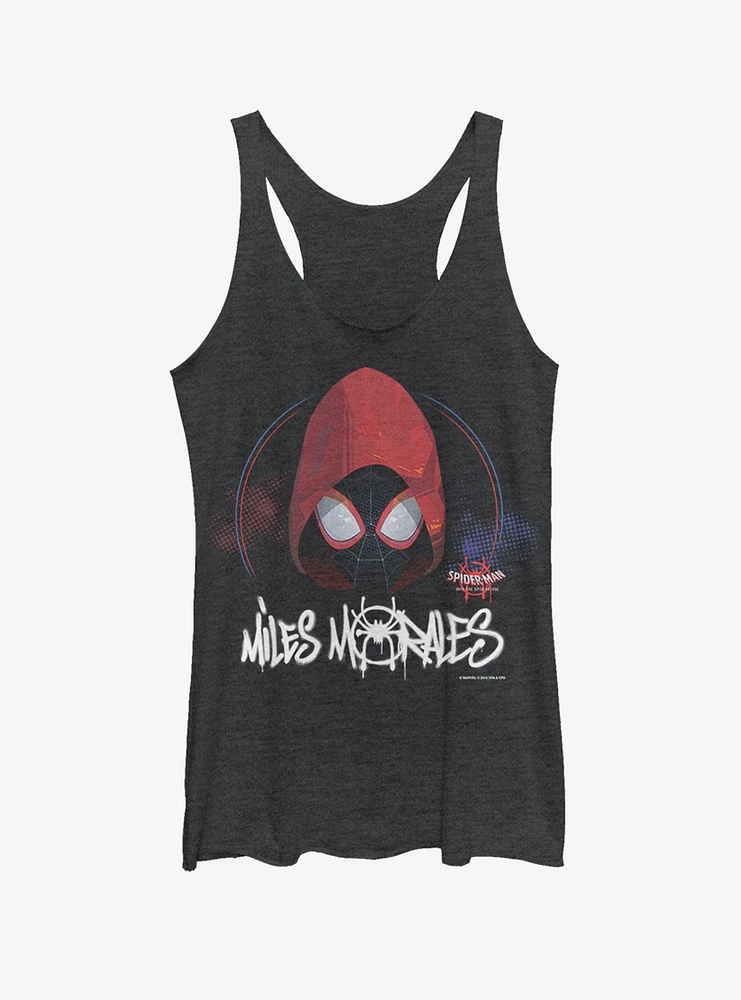 Marvel Spider-Man Spider-Verse Hooded Miles Girls Tank