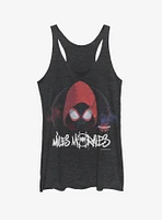 Marvel Spider-Man Spider-Verse Hooded Miles Girls Tank