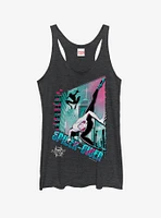 Marvel Spider-Man: Into The Spider-Verse Ghost-Spider Panel Girls Tank Top