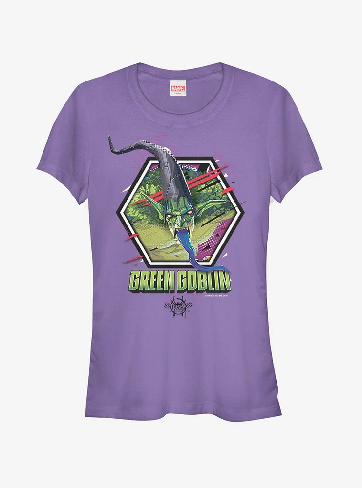 Marvel Spider-Man Spider-Verse Goblin Rage Womens T-Shirt