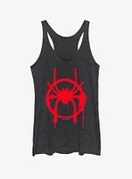 Marvel Spider-Man Spider-Verse Miles Symbol Girls Tank