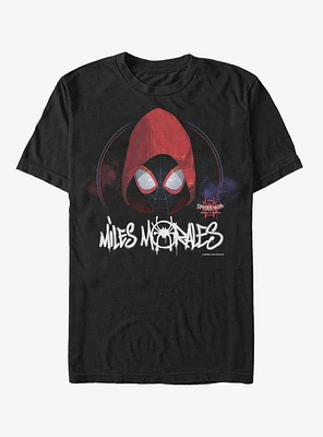 Marvel Spider-Man: Into The Spider-Verse Hooded Miles T-Shirt