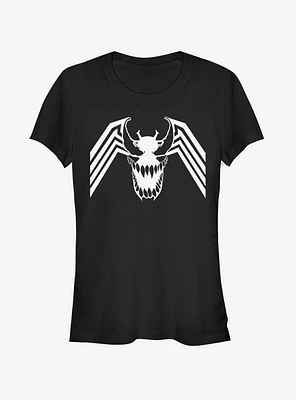Marvel Venom Symbol Face Womens T-Shirt