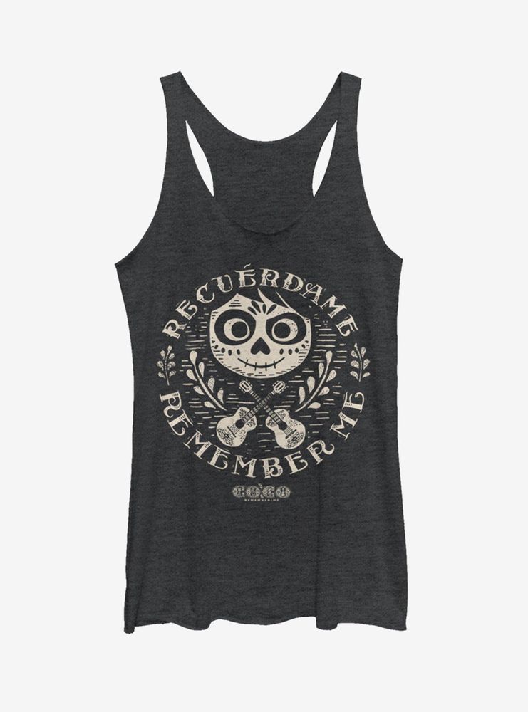 Disney Pixar Coco Circle Remember Womens Tank