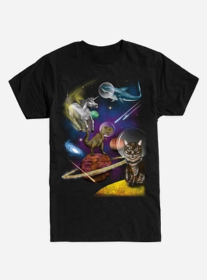 Space Oddysey Animals T-Shirt