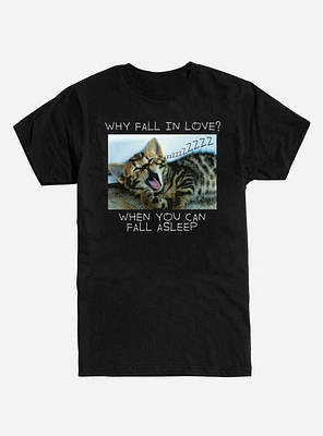 Why Fall Love Cat T-Shirt