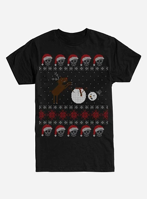 Ugly Dark Christmas Sweater T-Shirt