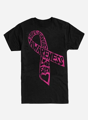 Pink Cancer Ribbon T-Shirt