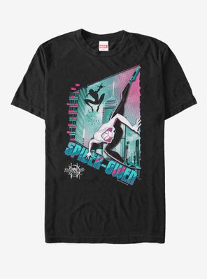 Marvel Spider-Man: Into the Spider-Verse Gwen Panel T-Shirt