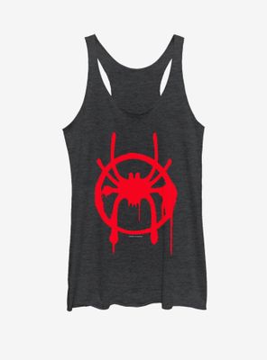 Marvel Spider-Man: Into the Spider-Verse Miles Symbol Womens Tank Top
