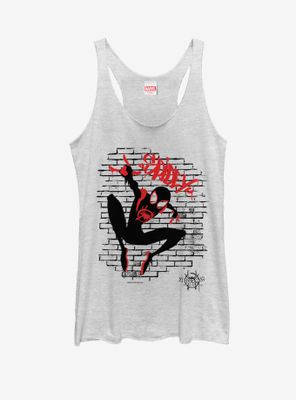 Marvel Spider-Man: Into the Spider-Verse Tag Spidey Womens Tank Top