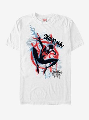 Marvel Spider-Man: Into the Spider-Verse Graffiti Spider T-Shirt