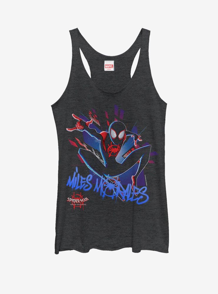 Marvel Spider-Man: Into the Spider-Verse Spidey Explosion Womens Tank Top