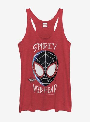 Marvel Spider-Man: Into the Spider-Verse Web Head Womens Tank Top