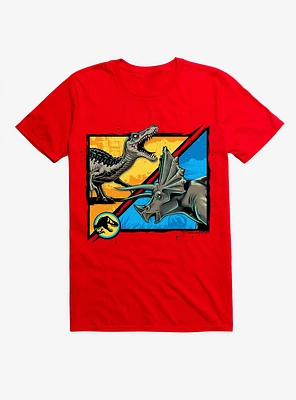 Jurassic World Battle Print T-Shirt