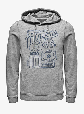 Minions Drawling Hoodie