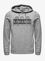 Minions Bananas Breakfast Lunch Dinner Hoodie