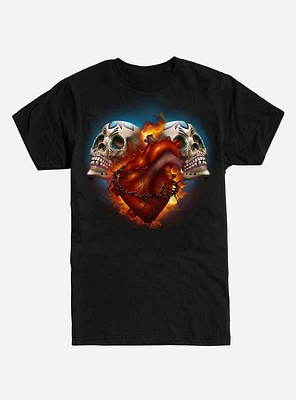 Sacred Heart Sugar Skulls T-Shirt