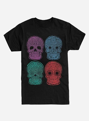 Sugar Skull Pop Art T-Shirt