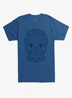 Blue Sugar Skull T-Shirt