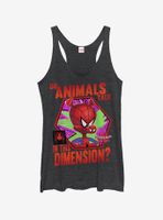 Marvel Spider-Man Animals Talk Womens Tank