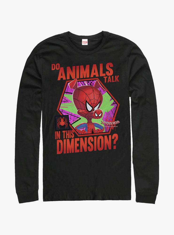 Marvel Spider-Man Animals Talk Long-Sleeve T-Shirt