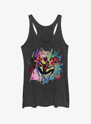 Marvel Spider-Man Spider-Verse Group Womens Tank