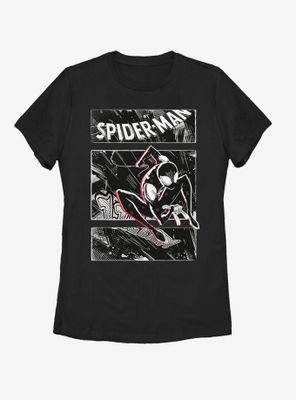 Marvel Spider-Man Street Panels Womens T-Shirt