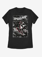 Marvel Spider-Man Street Panels Womens T-Shirt