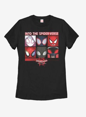 Marvel Spider-Man Six Up Womens T-Shirt