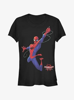 Marvel Spider-Man: Into The Spider-Verse Real Spider-Man Girls T-Shirt