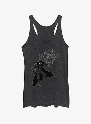 Marvel Spider-Man: Into The Spider-Verse Spider-Man Noir Girls Tank Top